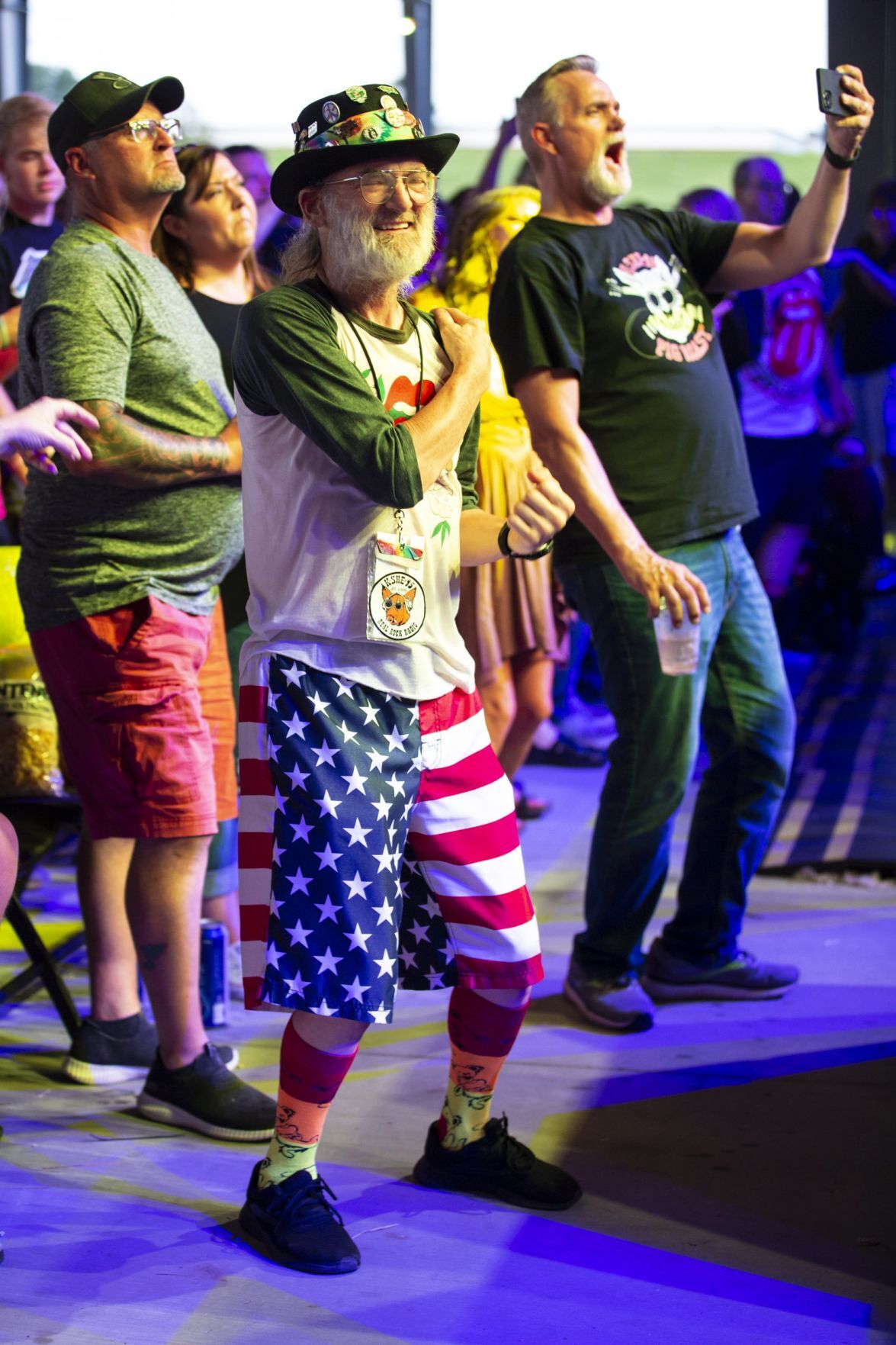 Rolling Stones tribute band performs at the new ÃÛÑ¿´«Ã½ Music Park